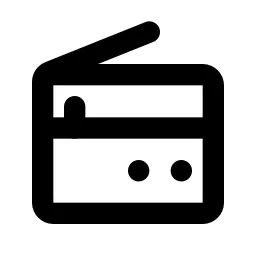 Radio Line Icon