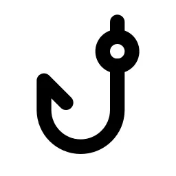 Fish Hook Line Icon