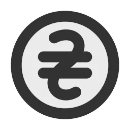 Hrivnia Circle Duotone Icon