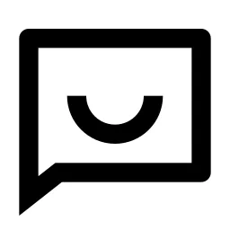 Chat Smile Line Icon