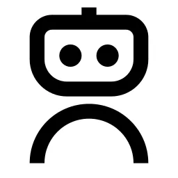 Robot 3 Line Icon
