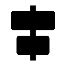 Align Item Horizontal Center Fill Icon