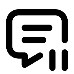 Message Pause Line Icon