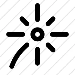 Date Yearly Fireworks New Year Icon