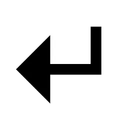Corner Down Left Fill Icon