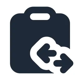 Clipboard Change Solid Icon