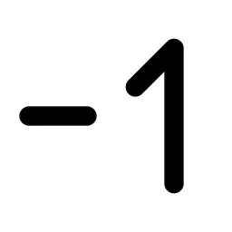 Exposure Minus 1 Line Icon