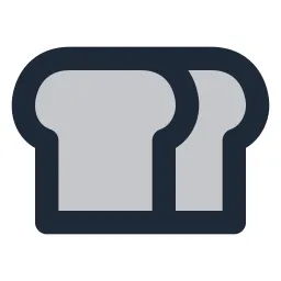 Bread Duotone Icon