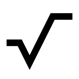 Square Root Icon