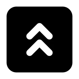 Square Chevrons Up Icon