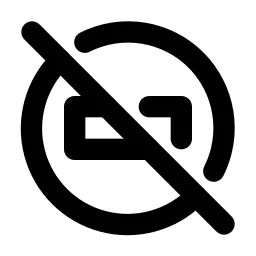 Circle Rectangle Off Line Icon