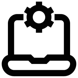 Settings Laptop Icon