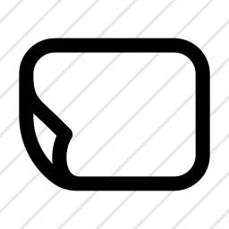 Blank Page Landscape Icon