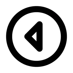 Circle Caret Left Line Icon