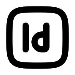 Brand Adobe Indesign Line Icon