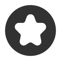 Star Circle Fill Icon