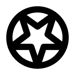 Pentagram Line Icon