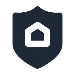 Shield House Solid Icon