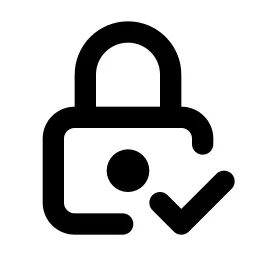 Lock Check Line Icon