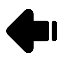 Arrow Big Left Line Icon