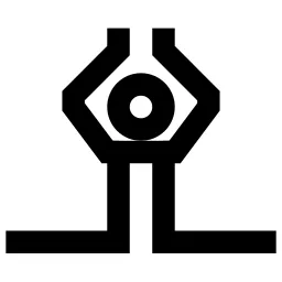 Straight Angle Pose Icon