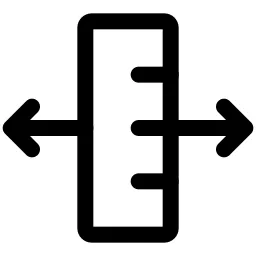 Ruler Arrows Icon