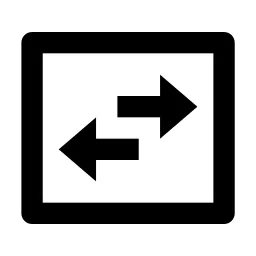 Swap Box Line Icon