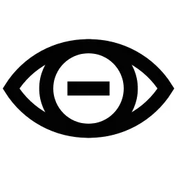 Eye Minus Icon