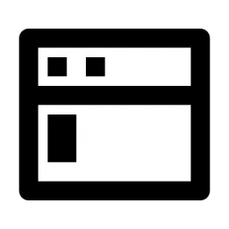 Terminal Window Line Icon