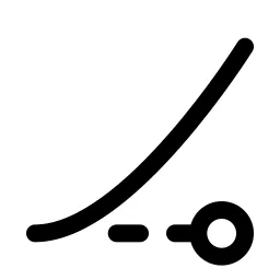 Ease In Control Point Icon