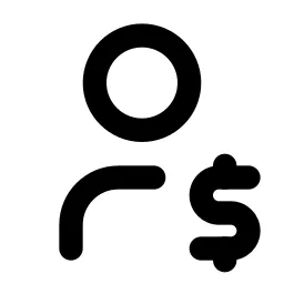 User Dollar Line Icon
