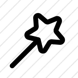 Magic Wand Magic Stick Star Icon