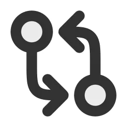 Git Diff Duotone Icon