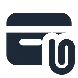 Creditcard Attachment Solid Icon