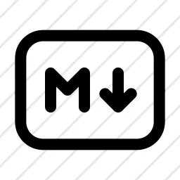 Markdown Icon
