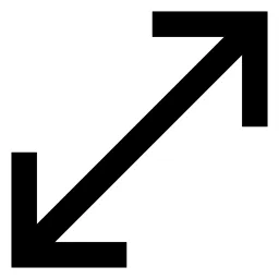 Arrows Up Right Down Left Icon