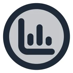 Chart Bar Circle Duotone Icon