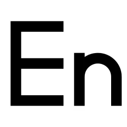 English Input Icon