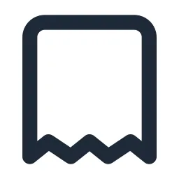 Receipt Line Icon