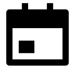 Calendar Event Fill Icon