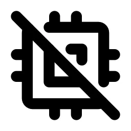 Cpu Off Line Icon