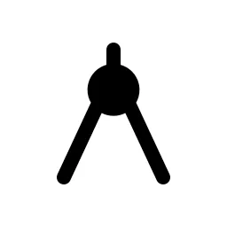 Compasses Fill Icon