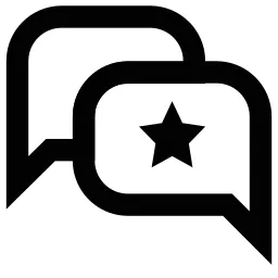 Star Messages Icon