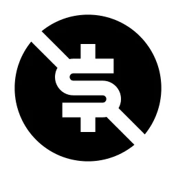 Creative Commons Nc Fill Icon