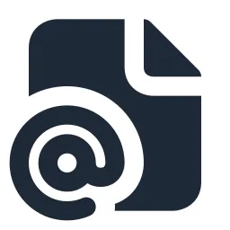 File At Solid Icon