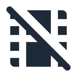 Film Off Solid Icon