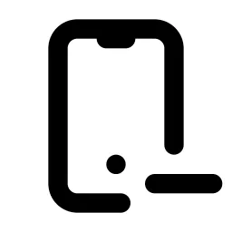 Device Mobile Minus Line Icon