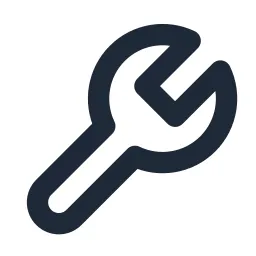 Wrench Line Icon
