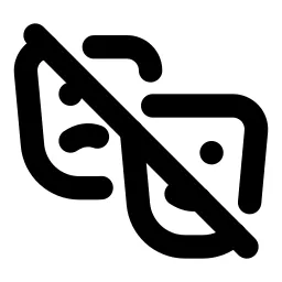 Masks Theater Off Line Icon