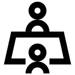 Two Person Meeting Icon